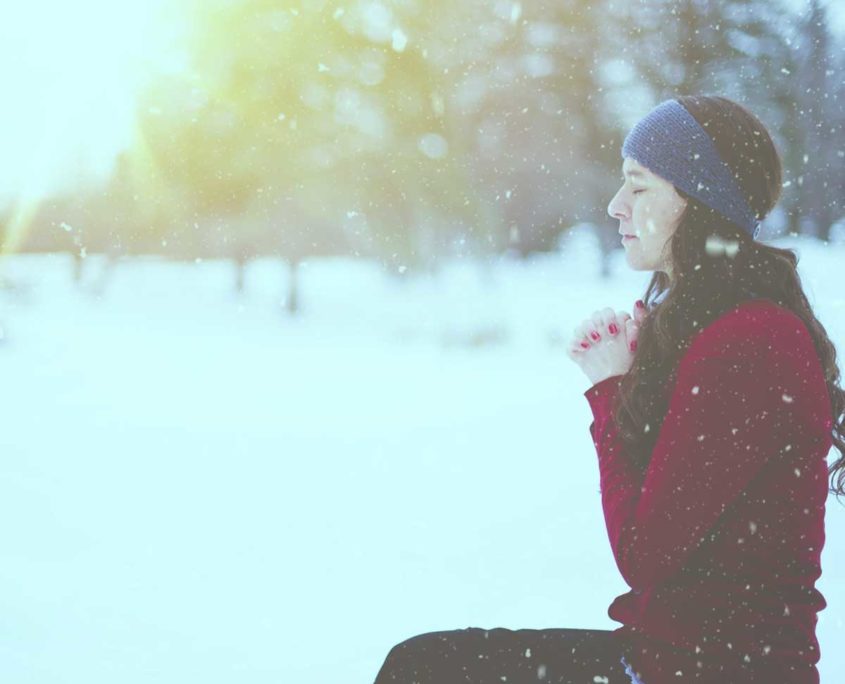 woman praying asks for what she wants